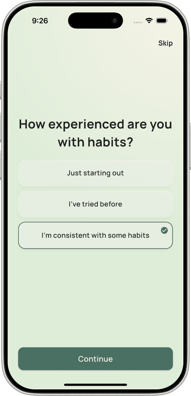 AI-Suggested Goal Setup