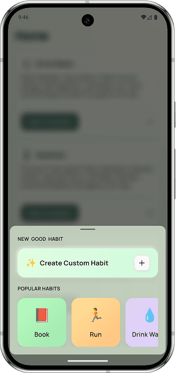 Choose or Create Habits